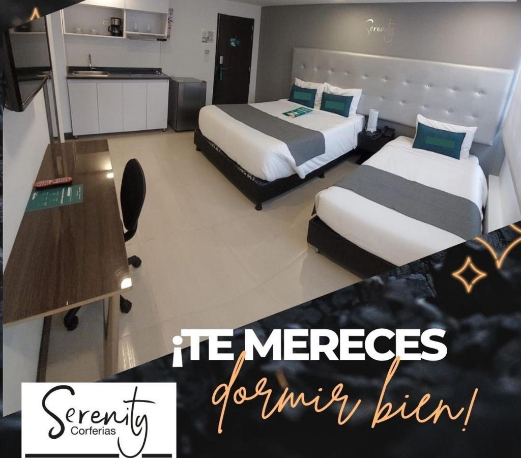 Hotel Serenity Corferias Bogota Bagian luar foto